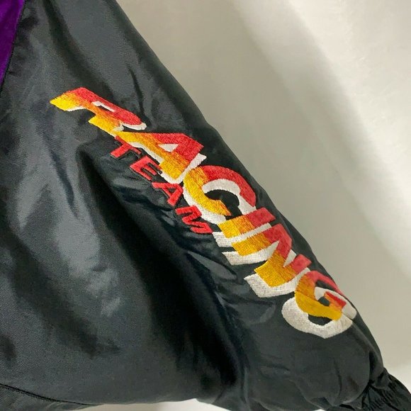 Vintage 90s Ski Doo Racing Team Jacket XXL Purple - Picture 8 of 10